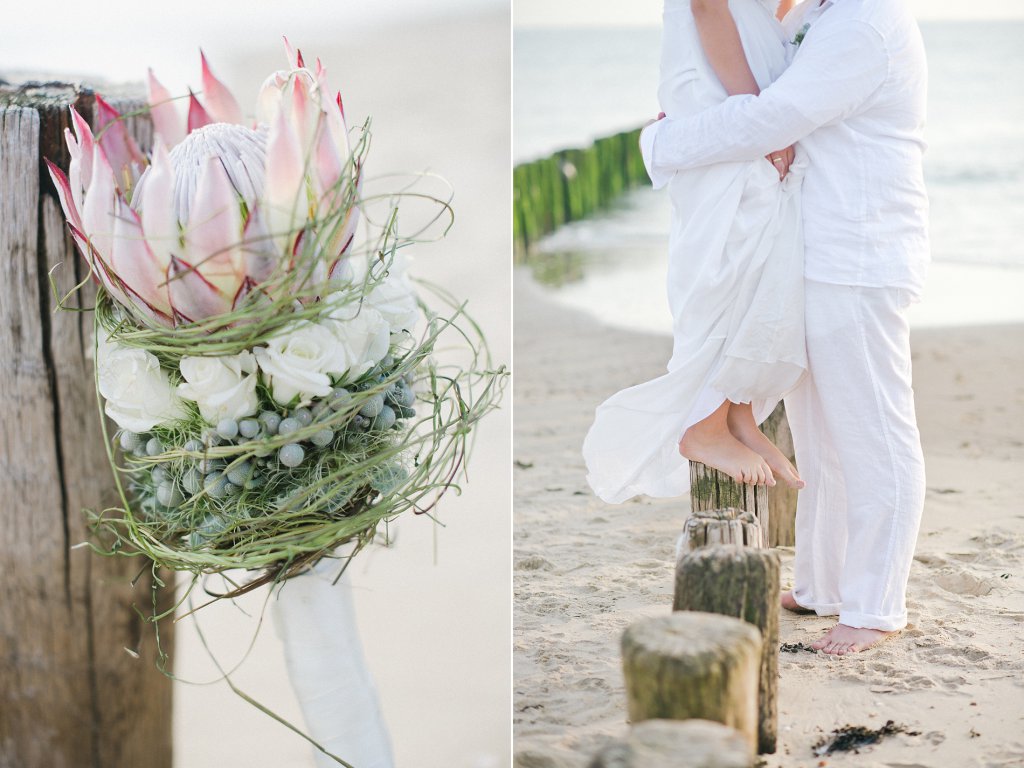 Photo Brautstrauss aus Protea.